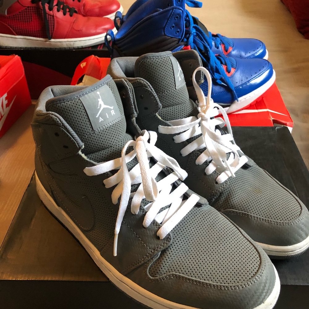 Heather Gray/Nike Air Jordan 1’s Size 12’s US Men